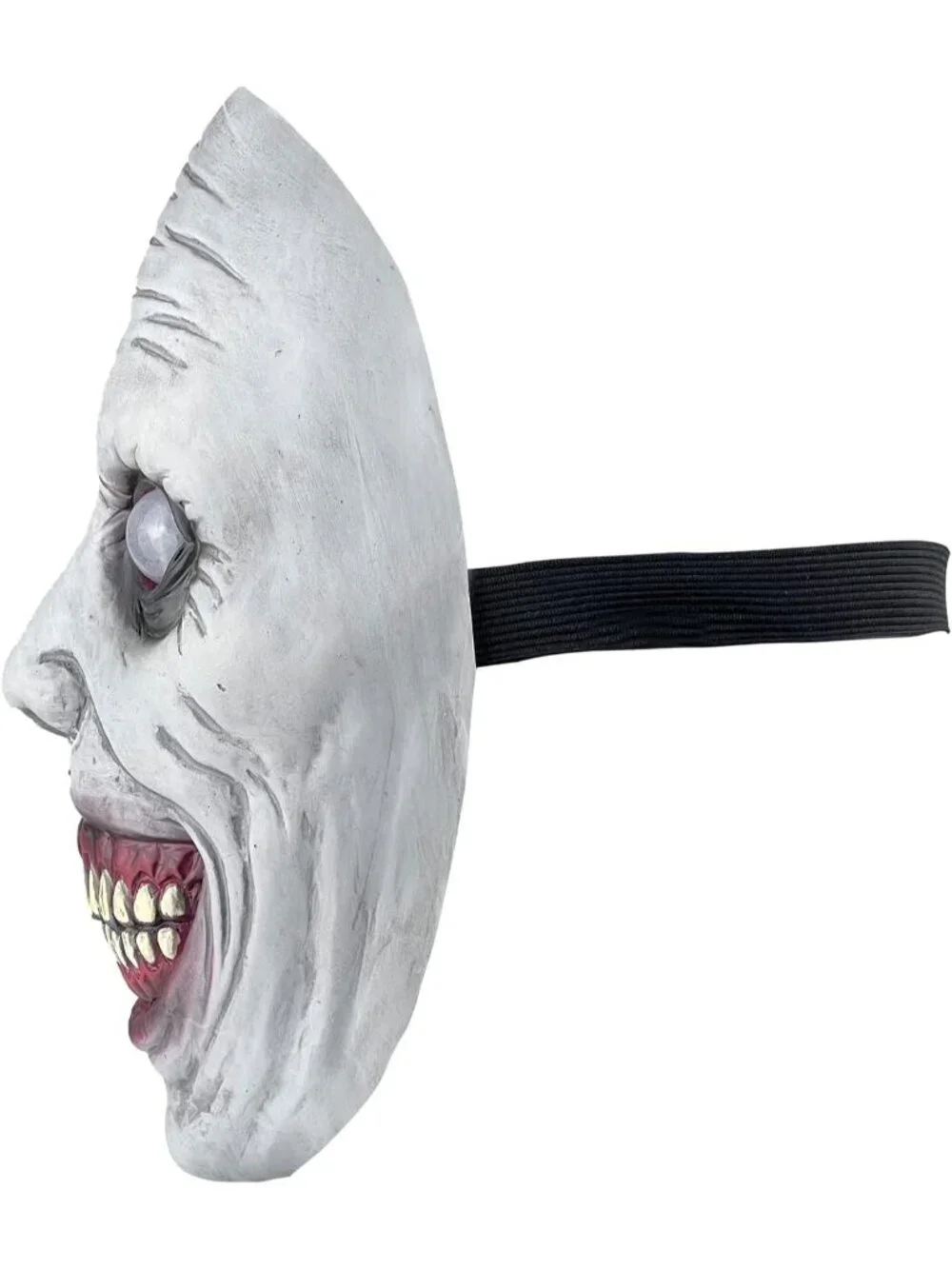 Halloween Natural Latex Smiling Demons Horror Scariest Creepy White Masks
